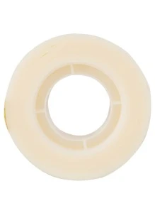 1 rollo Cinta adhesiva transparente - Amarillo - Ver 2