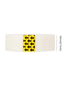 1 rollo Cinta adhesiva transparente - Amarillo - Ver 5