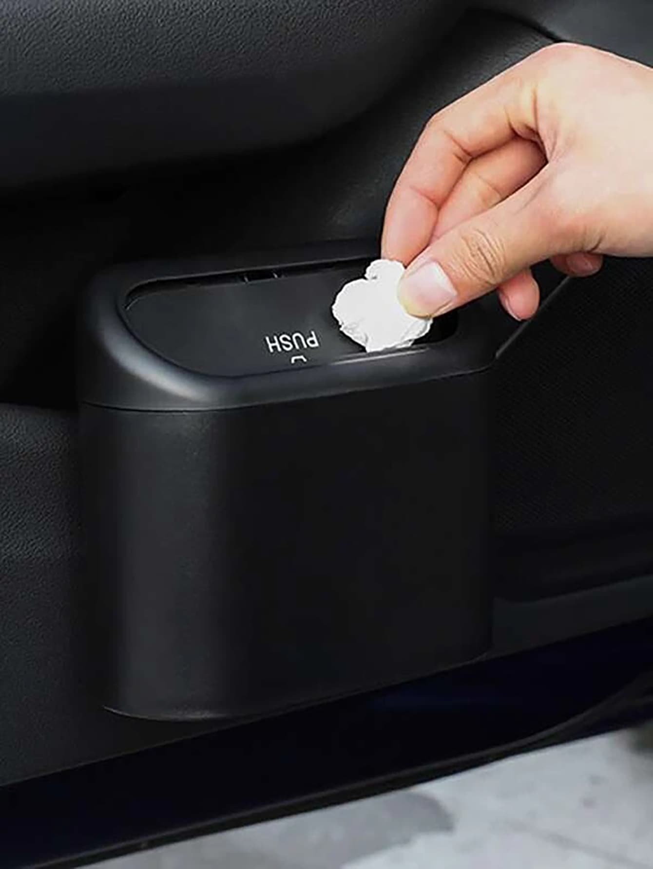 1入組車用垃圾桶 - 黑色 - 查看 1