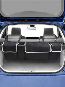 Organizador maletero del coche almacenamiento - Negro - Ver 2
