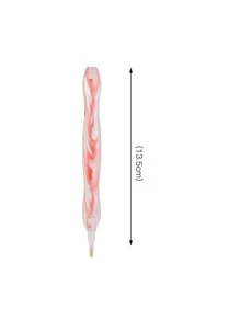 1pc Plastic Diamond Painting Drill Pen, Minimalist Pink DIY Diamond Painting Tool For Home