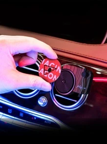 1pc Record Player Design Car Air Freshener - Chocolate Brown - View 1