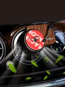 1pc Record Player Design Car Air Freshener - Chocolate Brown - View 4