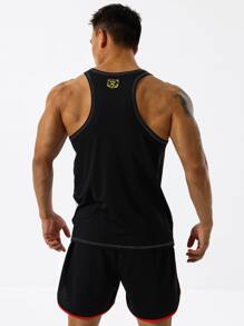 GymBeat Áo Tees & Tanks  Thể thao Nam - Đen và trắng - Xem 2