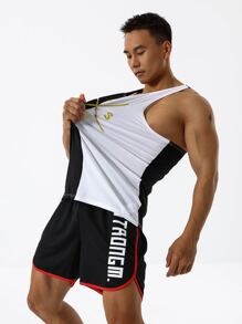GymBeat Áo Tees & Tanks  Thể thao Nam - Đen và trắng - Xem 7