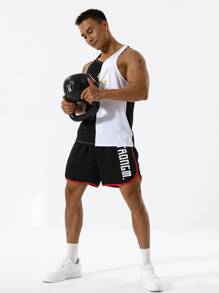 GymBeat Áo Tees & Tanks  Thể thao Nam - Đen và trắng - Xem 6