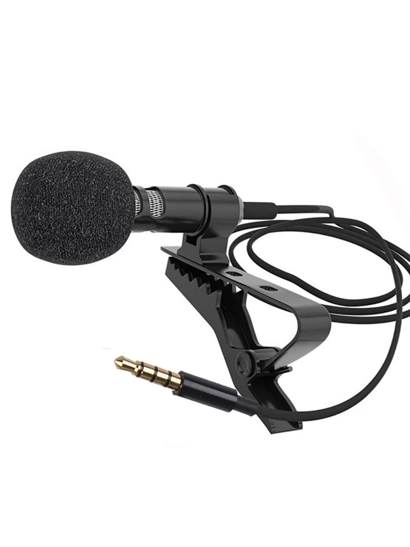Micrófono lavalier 3,5 MM Jack mini - Negro - Ver 1