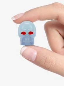 4 gói Vỏ van lốp ô tô phát sáng trong bóng tối - Màu xanh lam - Xem 4