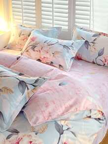 3入组/套印花被套套裝現代織物被套套裝 - 彩色 - 查看 4