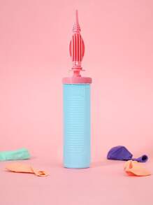 1pc Plastic Balloon Inflator, Two Tone Portable Manual Balloon Pump For Party - Multicolor - View 10