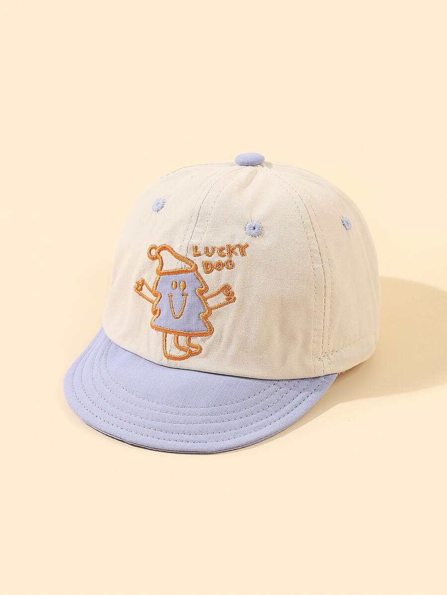 嬰兒卡通刺繡棒球帽