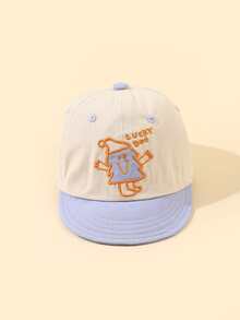 嬰兒卡通刺繡棒球帽