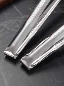 1 dụng cụ lọc lưới thép không gỉ có tay cầm, thìa chao bạc cho nhà bếp - Xám - Xem 3