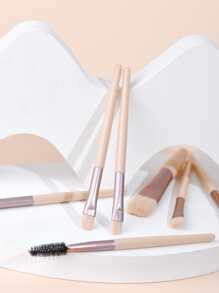 16件套便携式软毛化妆刷套装，适用于眼影、粉底、散粉、遮瑕膏、唇膏、腮红等，迷你旅行化妆刷套装，化妆刷套装，化妆刷组合，化妆刷套装，全套化妆刷，化妆刷套装，全套化妆工具，化妆刷套装，化妆刷套装，化妆礼品套装，套装，赠品，专业化妆刷，全套化妆工具 - 杏色 - 查看 2