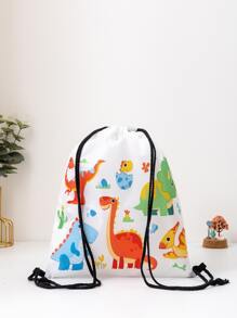 男孩卡通圖案束口背包 - 彩色 - 查看 1