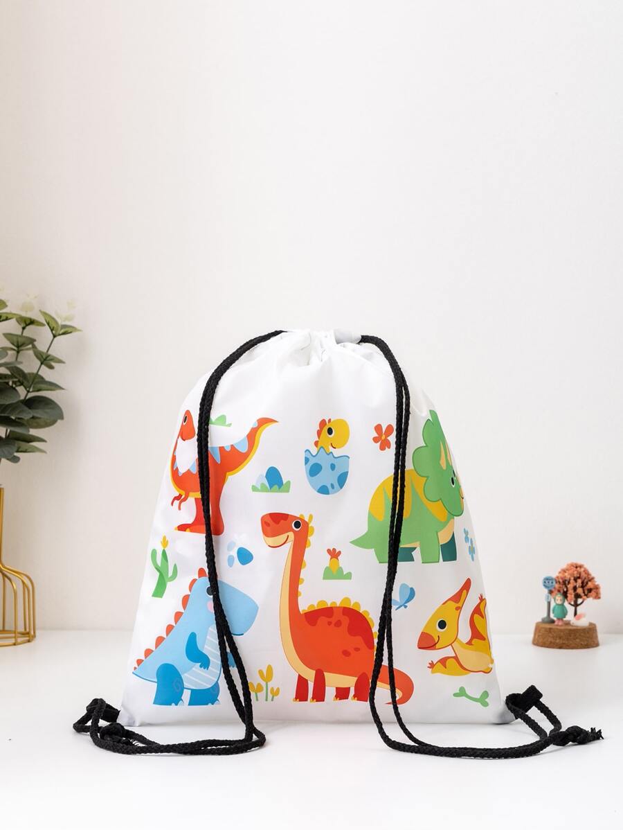 男孩卡通圖案束口背包 - 彩色 - 查看 1