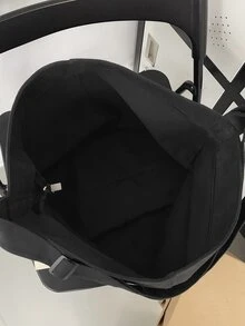 Nam Tối giản Túi Hobo , Balo Cho du lịch , Cao đẳng , Trường học Túi Sling Thể thao Cái túi Đối với Trung học phổ thông Trường đại học Học sinh Cho du lịch Cao đẳng Trường học - màu đen - Xem 6