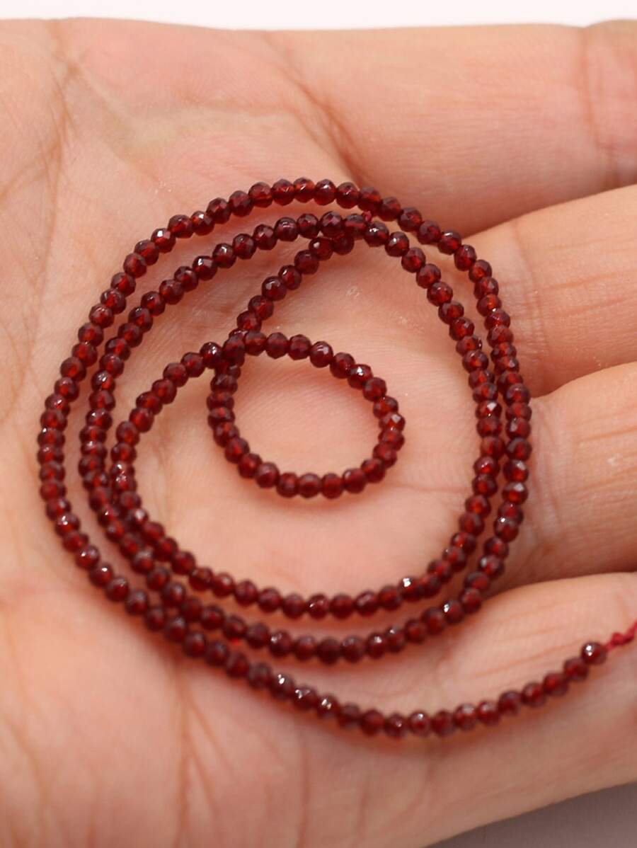 1股釘珠DIY首飾配件 - 酒紅色 - 查看 1