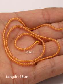 Phụ kiện trang sức DIY hạt 1 sợi - Màu vàng - Xem 3