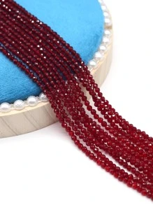 1股釘珠DIY首飾配件 - 酒紅色 - 查看 2