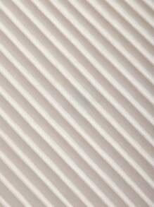 1入組超細纖維現代白色針襇裝飾抱枕套不附帶枕芯適用於沙發 - 米色 - 查看 4