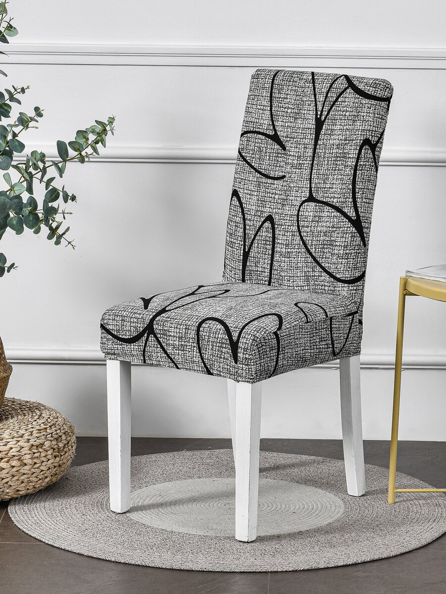 1/4/6 chiếc Vỏ bọc ghế họa tiết hoa tối giản cho phòng khách