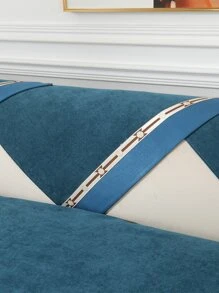 1 Đồ Họa Hoa Văn Sofa Khăn Hiện Đại Sofa Sofa Chăn Cho Gia Đình - Màu xanh lam - Xem 2