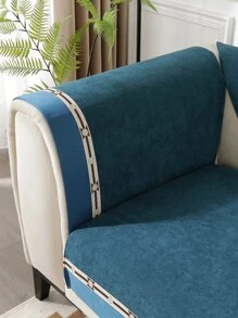 1 Đồ Họa Hoa Văn Sofa Khăn Hiện Đại Sofa Sofa Chăn Cho Gia Đình - Màu xanh lam - Xem 5