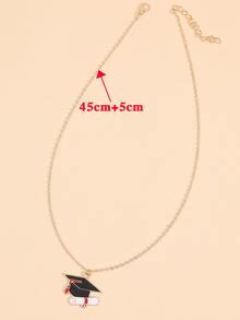 Vòng cổ quyến rũ mũ tốt nghiệp - Vàng - Xem 3