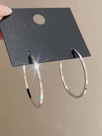 Pendientes de aro minimalista