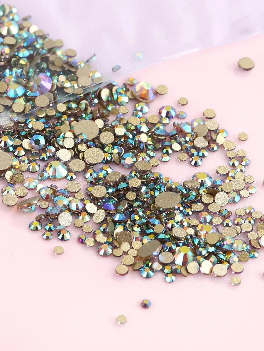 1 件装混合水钻美甲装饰 - 彩色 - 查看 1