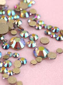 1 件装混合水钻美甲装饰 - 彩色 - 查看 3