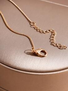愛心掛飾項鍊時尚簡約風心形墜飾項鍊