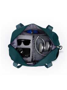 Travel Bag,Weekender Bags for Women, Waterproof Duffel Gym Tote Bag with Adjustable Strap, Expandable Large Capacity Carry On Overnight Bags for Women with Trolley Sleeve and Wet Pocket, travel duffel bags hospital bag - Green - View 8