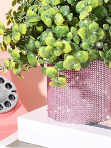 1入組PVCDIY貼紙DIY水鑽裝飾貼紙 - 粉色 - 查看 5