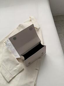 Fashionable,Minimalist,Casual,Mini Quilted Chain Strap Flap Square Bag For Girl, Teen Girls