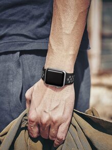 St.siabe Pulseiras esportivas perfuradas respiráveis de silicone macio, compatíveis com Apple Watch Series 38 mm/40 mm/41 mm/45 mm/44 mm/42 mm/49 mm, pulseiras à prova d'água adequadas para homens e mulheres usarem com Apple Watch Ultra SE S10/9 8 7 6 5 4 3 2 1