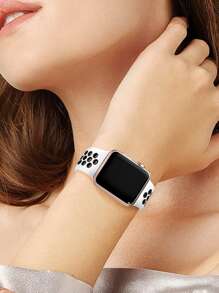 St.siabe Soft Silicone Breathable Sport Band Compatible With Apple Watch 38mm/40mm/41mm/45mm/44mm/42mm/49mm, Waterproof Replacement Strap Accessories Compatible With Apple Watch Ultra SE Series 10/9/8/7/6/5/4/3/2/1 - View 4