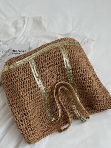 Túi Xách tay Nữ - màu nâu - Xem 5