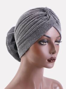 Glitter Head Wrap - Silver - View 1
