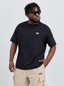 EASEVO Men Plus Figure Graphic Tee - Black - View 5