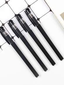 6入組簡約中性筆 - 黑色 - 查看 4