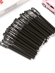 6入組簡約中性筆 - 黑色 - 查看 5