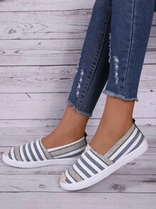 Giày Giản dị Nữ Sọc Kỳ nghỉ - Nhiều màu - Xem 6