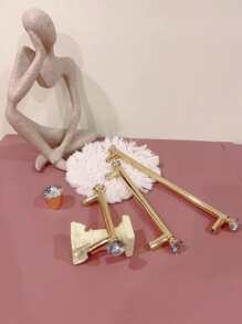 1支歐式風格鍍金手柄 - 金色 - 查看 8