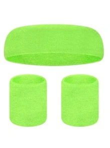 運動髮帶和護腕 - 薄荷綠 - 查看 1