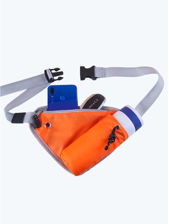 1pc Zip Front Running Bag