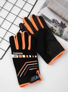 1pair Anti-slip Sports Gloves - Multicolor - View 2
