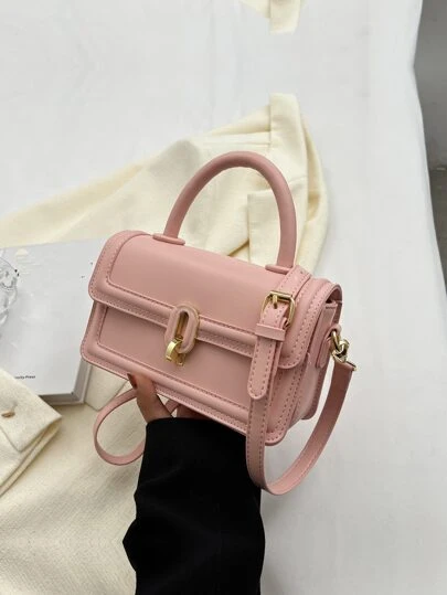 Minimalist Flap Square Bag