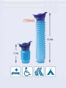 Car Pee Storage Bucket Road Trip Urgency Tool - Multicolor - View 4